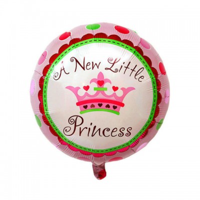 Baby Shower 'A New Little Princess' Helium Balloon (Pink)